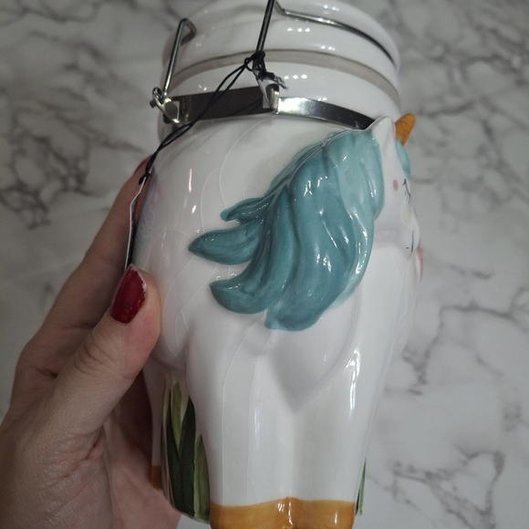 Unicorn Cookie Jar - Picture 3 of 10